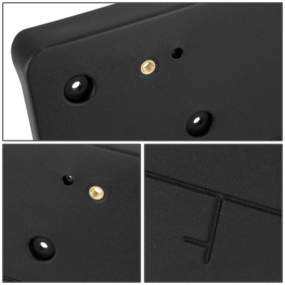 2020-2021 BMW X1 Front License Plate Mounting Bracket - Black