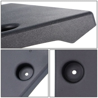 2020-2021 Hyundai Palisade Front License Plate Mounting Bracket - Black