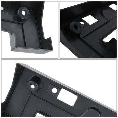 11-15 Nissan Rogue Front License Plate Mounting Bracket - Black