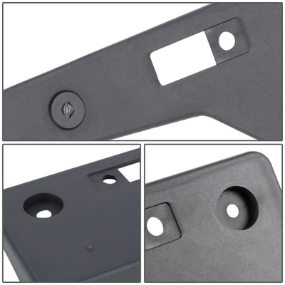 2016-2018 Toyota RAV4 Front License Plate Mounting Bracket - Black