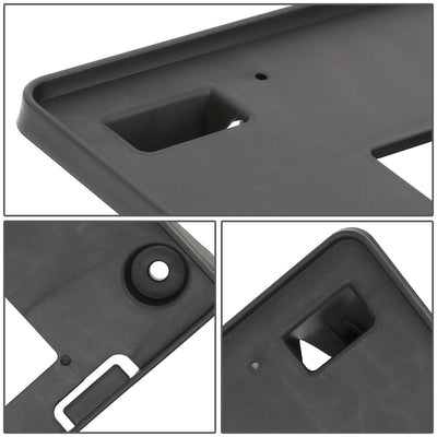 18-20 Toyota Sequoia Front License Plate Mounting Bracket - Black