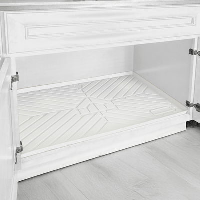 SMARTLINER HOME™ Under Sink Cabinet Kitchen Mats Compatible With Standard Kitchen Cabinets 22.5" x 28.5"