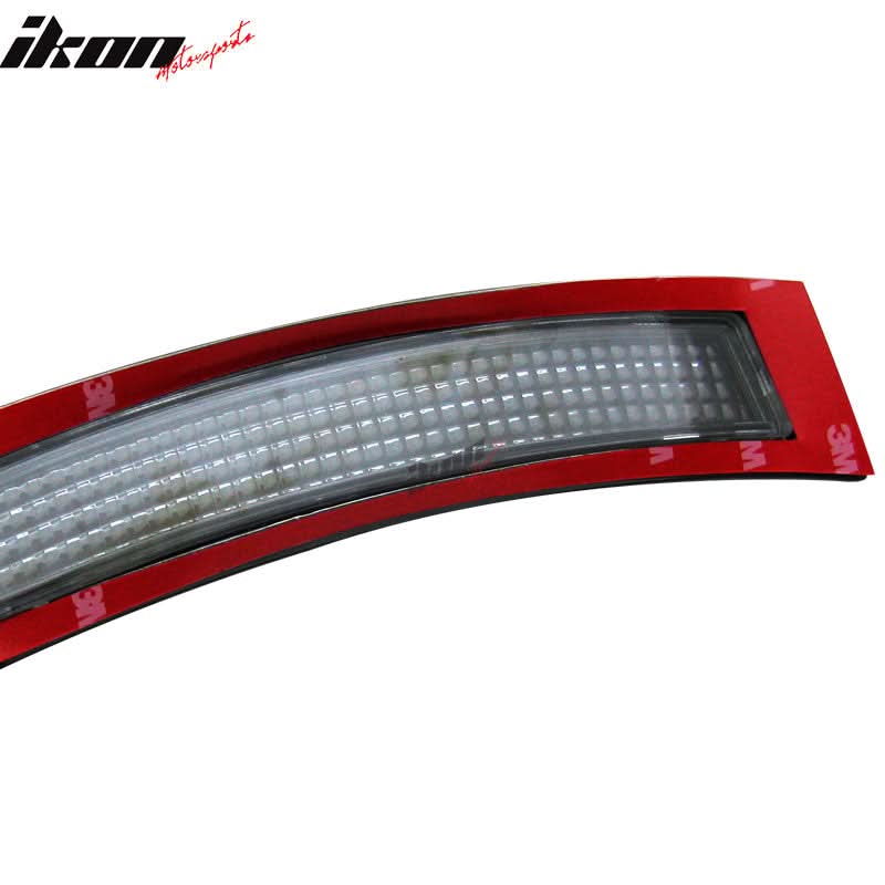 2007-2013 E92 Black Side Marker Bumper Lights Lamps In Pair