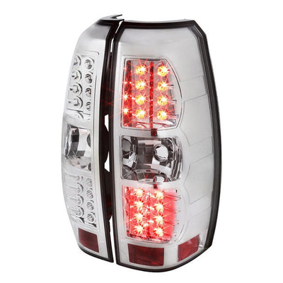 Spec-D 07-12 Chevrolet Avalanche Chrome LED Tail Lights