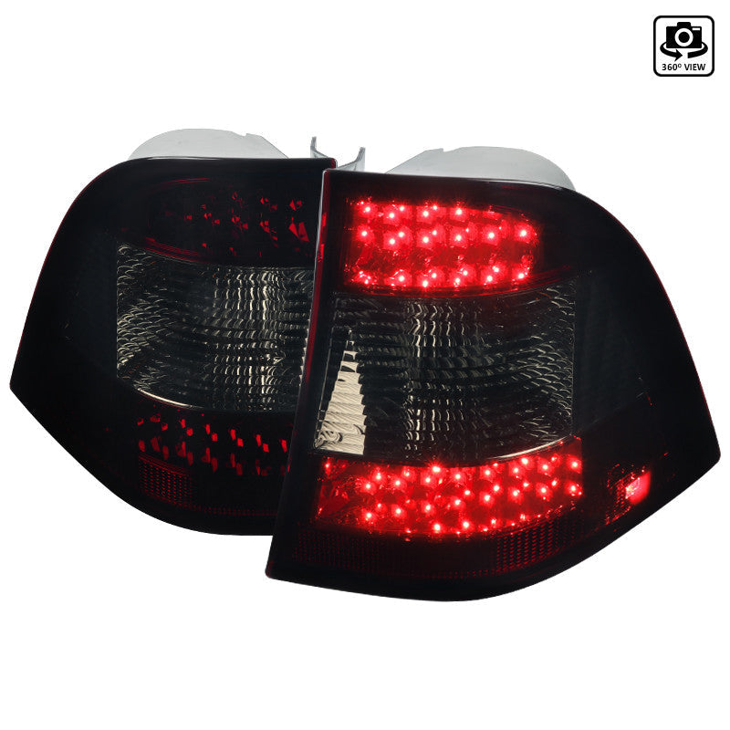 Spec-D 98-01 Mercedez M Class W163 Chrome Tail Lights Red Smoked