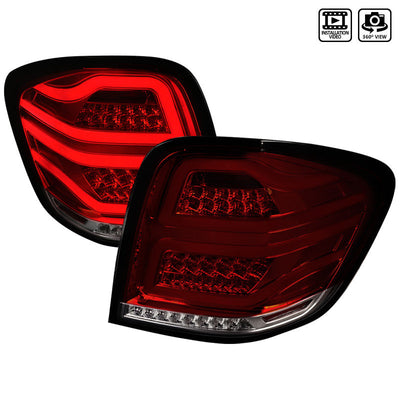 Spec-D 06-11 Mercedes W164 M-Class LED Tail Lights Red Smoked