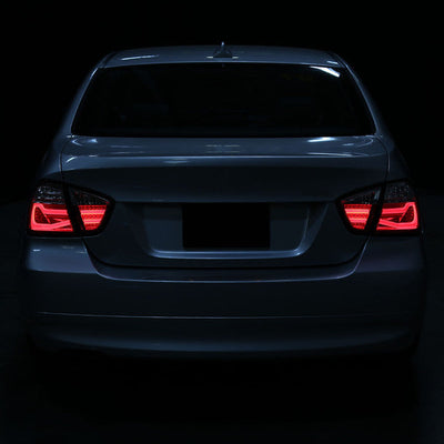 Spec-D 06-08 BMW E90 LED Tail Lights Red
