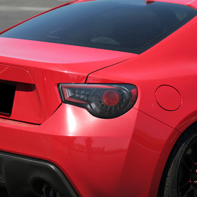 Spec-D 12-16 Scion FR-S Subaru Brz LED Tail Lights Black Red Bar