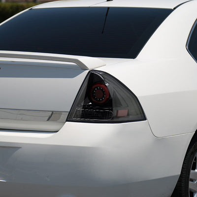 Spec-D 06-13 Chevrolet Impala LED Black Tail Lights Clear Lens