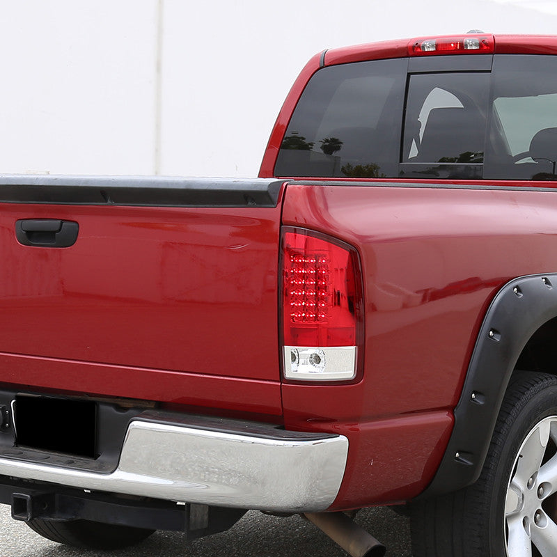 Spec-D 07-09 Dodge Ram 1500 2500 3500 Tail Lights LED Red/Clear