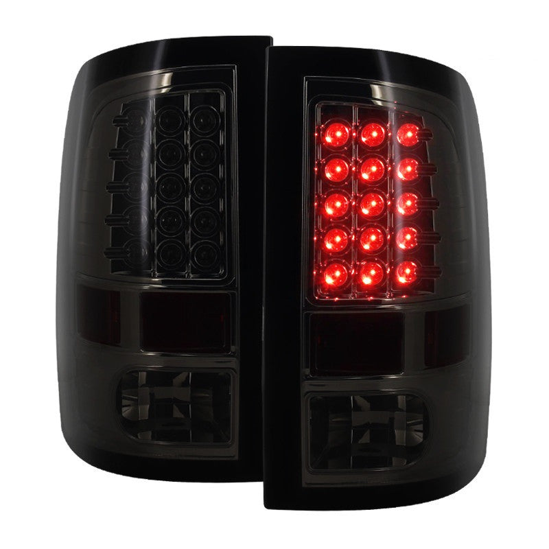 Spec-D 09-18 Dodge Ram LED Tail Lights Smoked Lens
