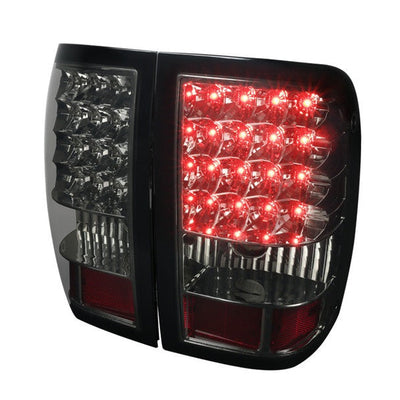 Spec-D 06-11 Ford Ranger LED Tail Lights Chrome/Smoked