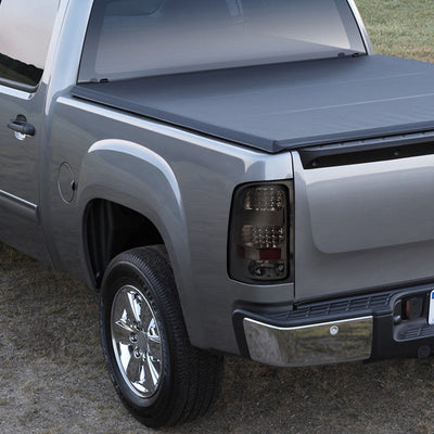 Spec-D 07-14 GMC Sierra LED Tail Lights Chrome/Smoked