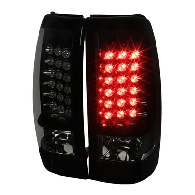 Spec-D 03-06 Silverado GMC Sierra Tail Lights LED Glossy Black/Smoked