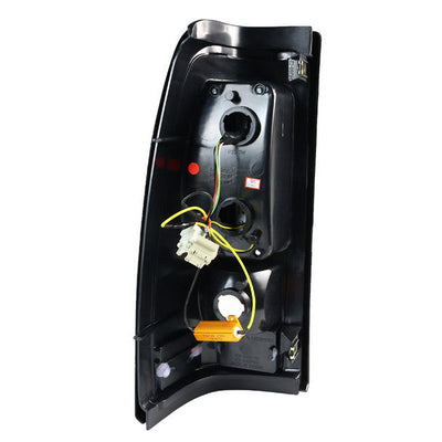 Spec-D 99-02 Silverado/99-06 Sierra Tail Lights LED Chrome/Smoked