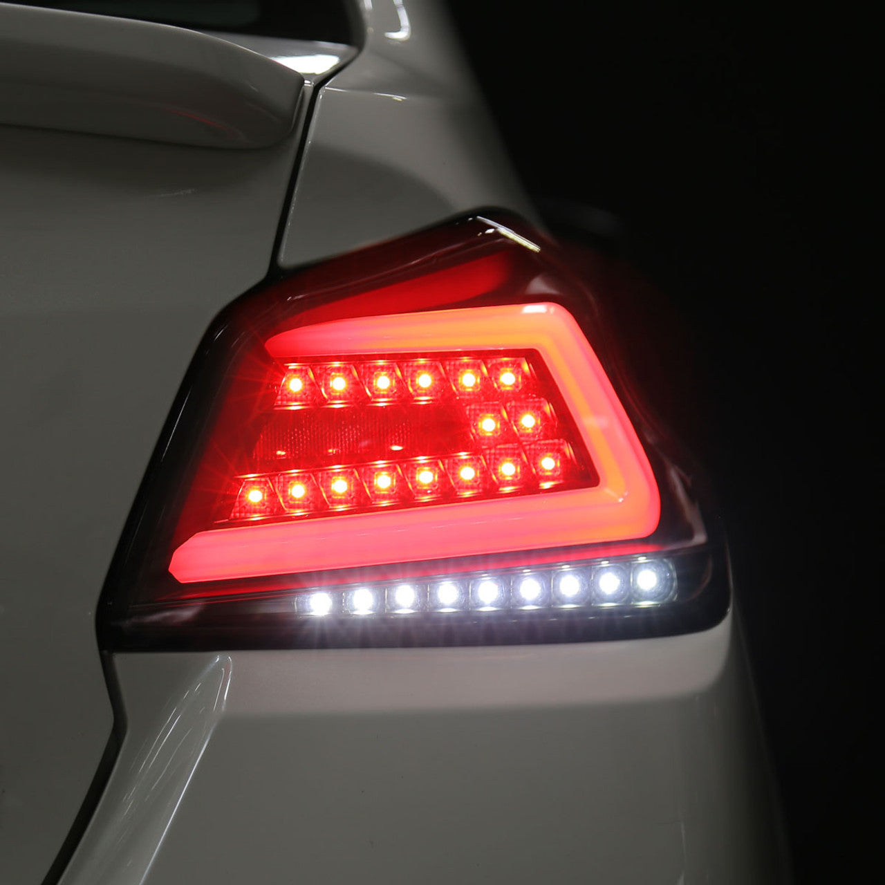 NTXGLOW BLACK LED tail lights (2015 - 2021 Subaru WRX)