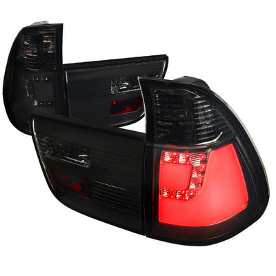 Spec-D 00-06 BMW X5 E53 LED Tail Lights Chrome/Smoked
