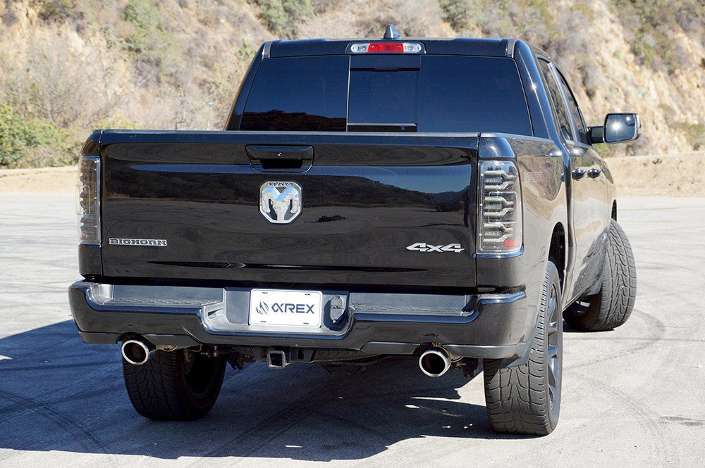 AlphaRex 19-22 Ram 1500 LUXX-Series LED Tail Lights Black