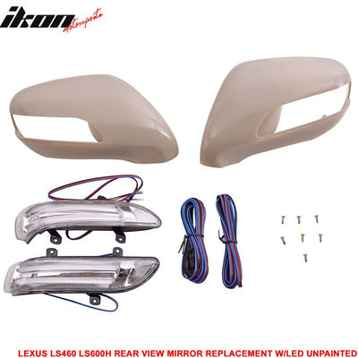 2006-2009 Lexus LS460 2007-2009 LS600H Side Mirror Outer Shell CCFL