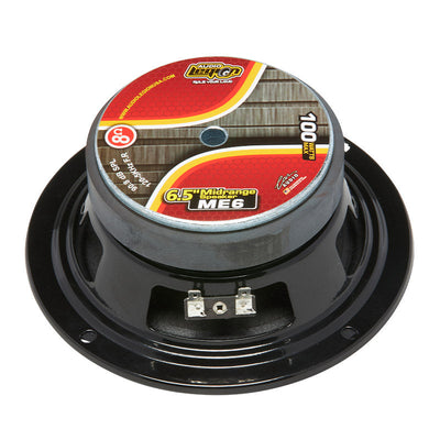Audio Legion ME6 | 6.5" 100 Watt Max Midrange Speakers - Pair