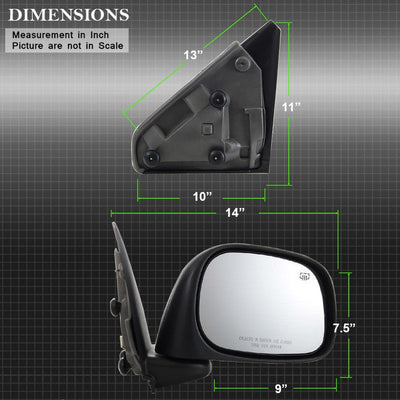 SPYDER xTune Dodge Ram 02-08 Power Heated OE Mirror - Right MIR-03DRAM02-PW-R 9938603