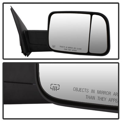SPYDER xTune Dodge Ram 02-09 G2 Manual Extendable / Power Heated Mirror - MIR-DRAM02S-G2-PW-SET 9939877