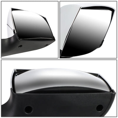 04-18 Volvo VN Series Hood Mirror Manual Sequential LED Black