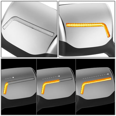 2013-2021 Peterbilt 579 / 587 / Kenworth T680 Check Mark Style LED Hood Mirror
