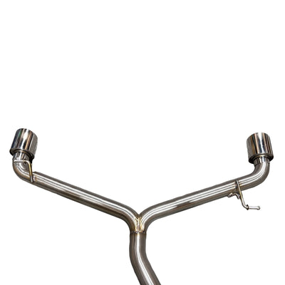3.5" Stainless Tip Catback Exhaust for VW Golf GTI 2.0T MK6 MKVI 10-14 304SS
