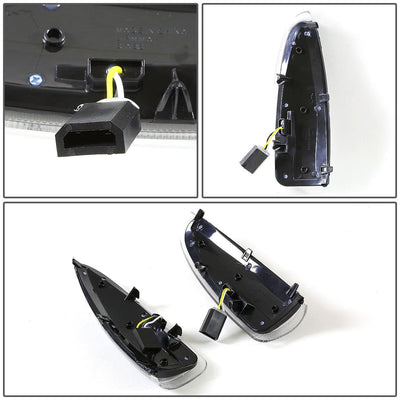 2000-2007 Ford F-250 F-350 Towing Mirror Side Lights Black Amber LED