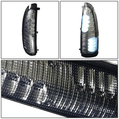 00-07 Ford F-250 F-350 Towing Mirror Side Lights - Smoke White LED