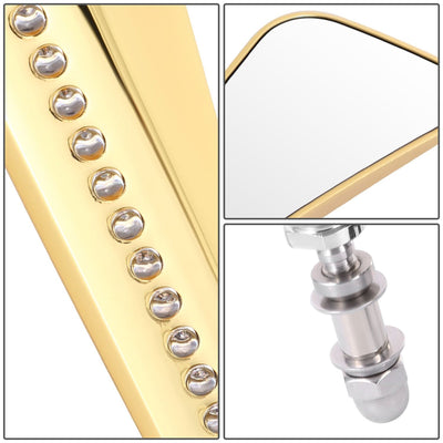 Motorcycle Rose Gold Rearview Mirror