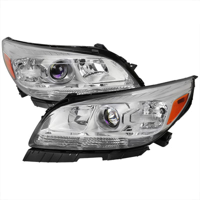 Spec-D 13-15 Malibu OEM Style Projector Headlights Chrome
