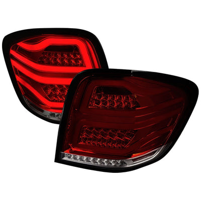 Spec-D 06-11 Mercedes W164 M-Class LED Tail Lights Red Smoked