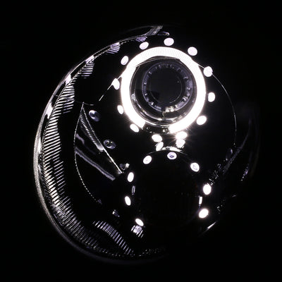Spec-D 07-15 Mini Cooper Projector Headlights Black/Smoked