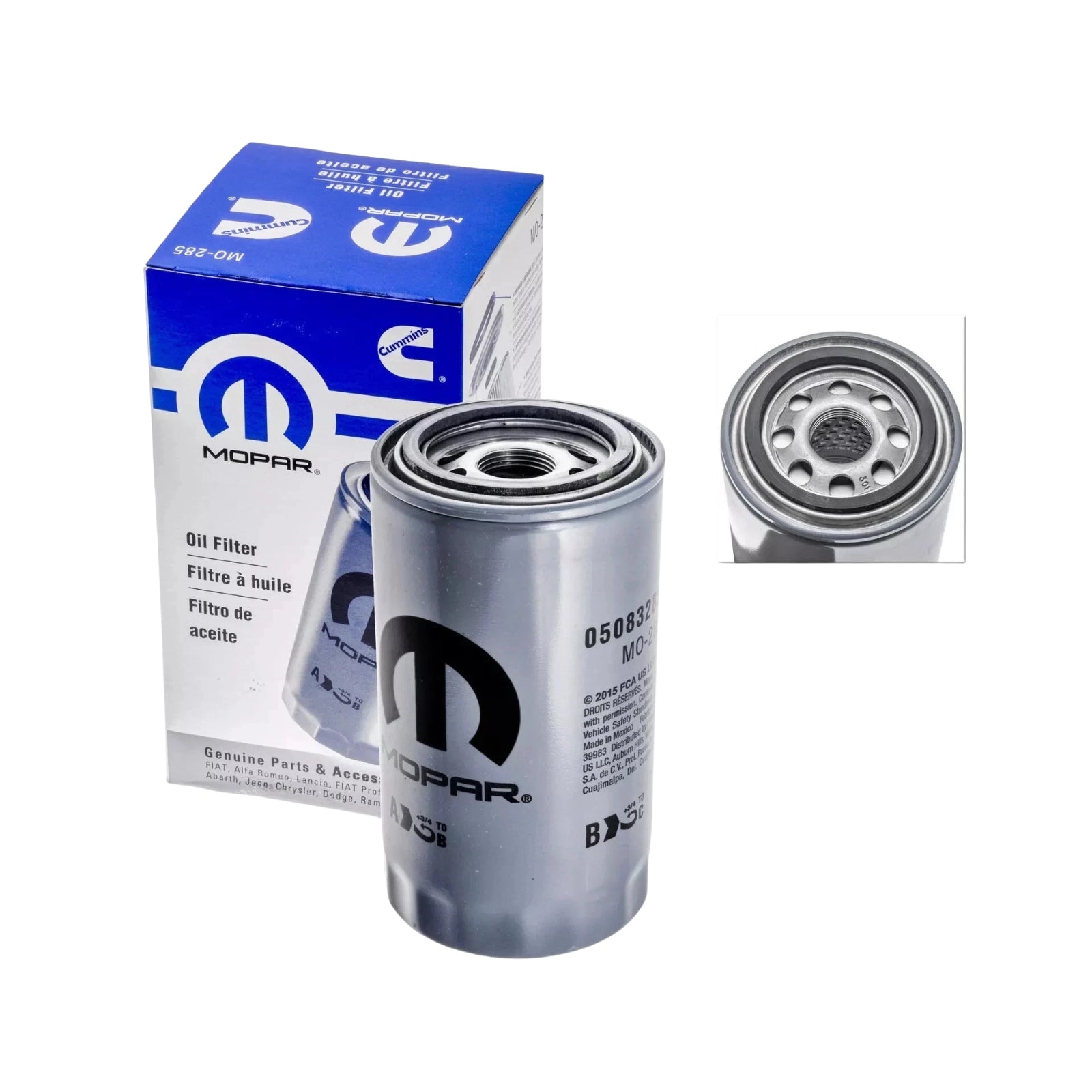 Mopar 2010-2012 Dodge RAM 2500-5500 6.7L Cummins Oil Fuel Filter Kit OEM quality