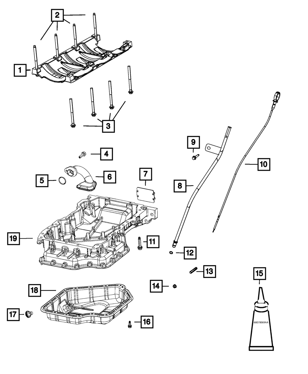 Mopar Oil Drain Plug 6513414AA  – OEM Fit for 2001–2026 Chrysler, Dodge, Jeep & Ram