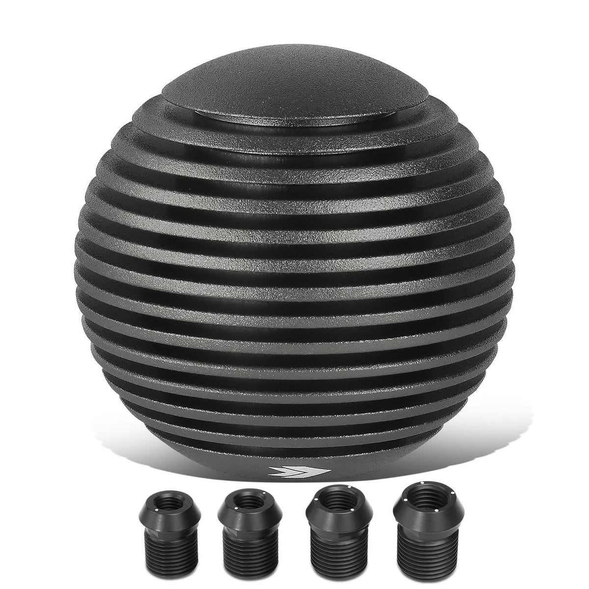 Heatsink Style Ball Shift Knob - 50MM - Gunmetal