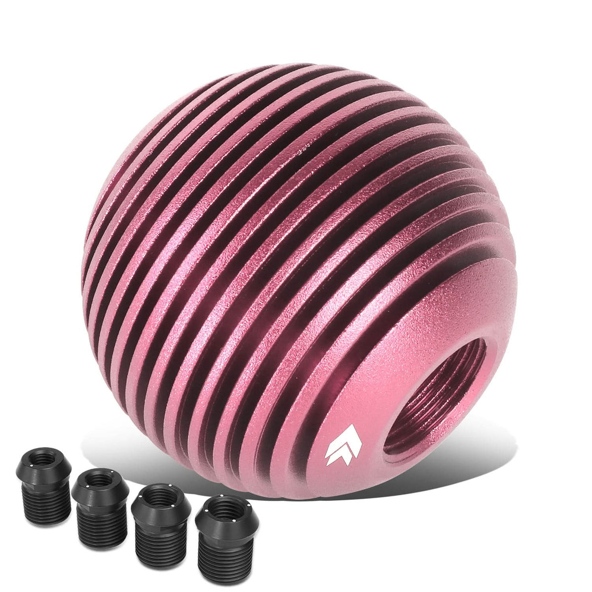 Universal Heatsink Style Ball Shift Knob 50MM Pink