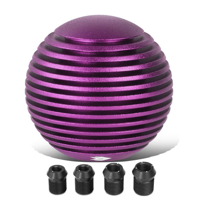 Heatsink Style Ball Shift Knob - 50MM Purple Polyurethane