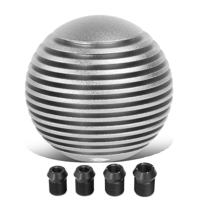 Heatsink Style Ball Shift Knob - 50MM - Silver