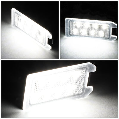 LED License Plate Lamp - 13-19 Fiat 500 / 15-17 Dodge Viper / 14-20 Jeep Grand Cherokee / 17-20 Maserati Levante - White