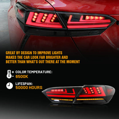 NTXGlow LED Tail Lights Lexus Style (2018-2023 Toyota Camry)