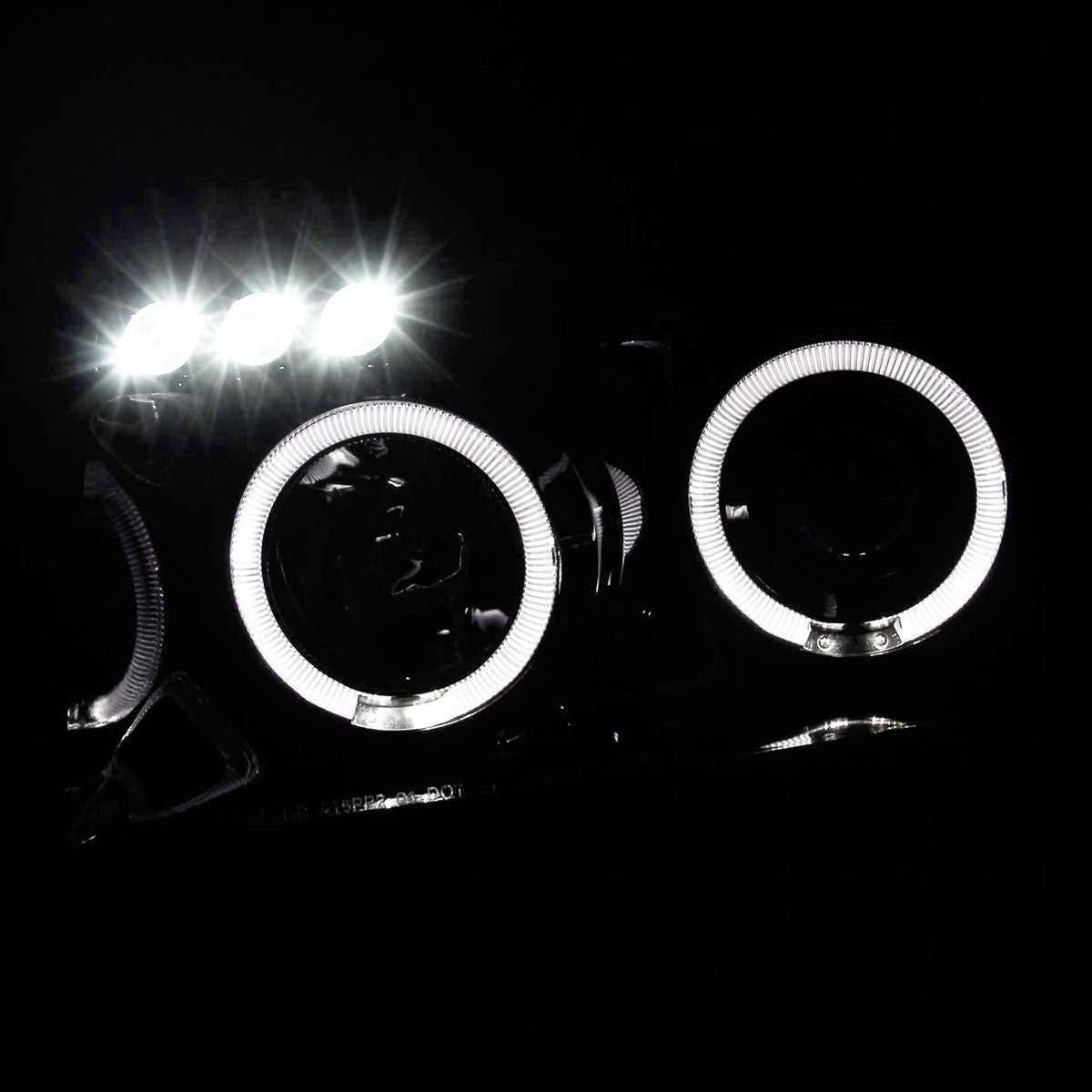 Spec-D 04-15 Nissan Titan Halo Projector Headlights Chrome