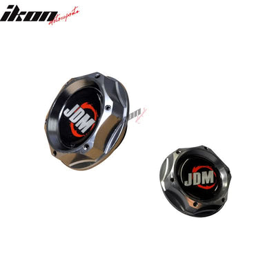 Honda Civic Acura JDM Style Gunmetal Oil Filler Tank Cap Aluminum
