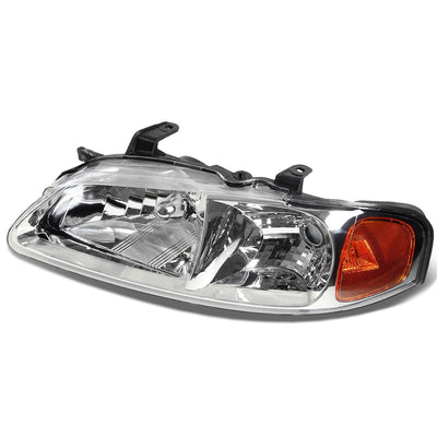 2000-2003 Nissan Sentra OE Style Left Headlight - Chrome Housing