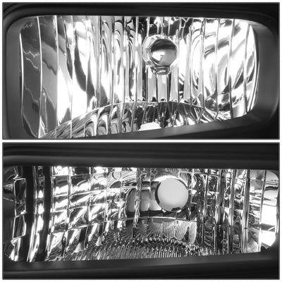 2005-2007 Ford F-250 F-350 F-450 F-550 OE Style Left Headlight Black