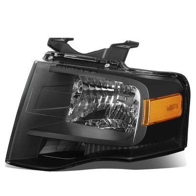 2007-2014 Ford Expedition OE Style H13 Headlight - Black Housing Left