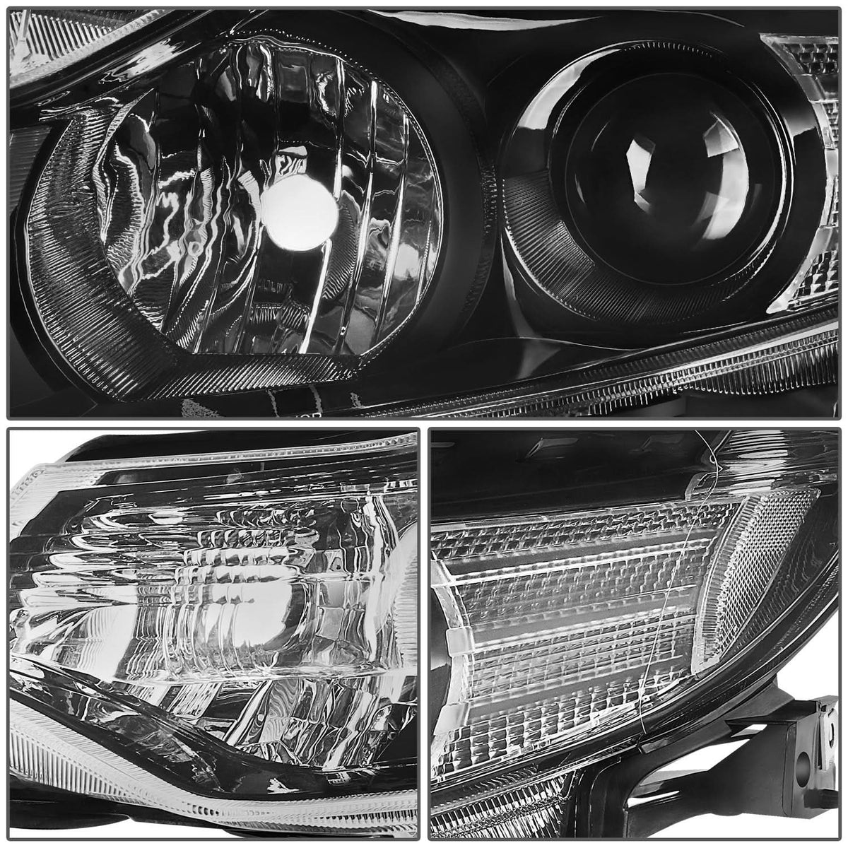 09-14 Murano OE Style Black Housing Headlights