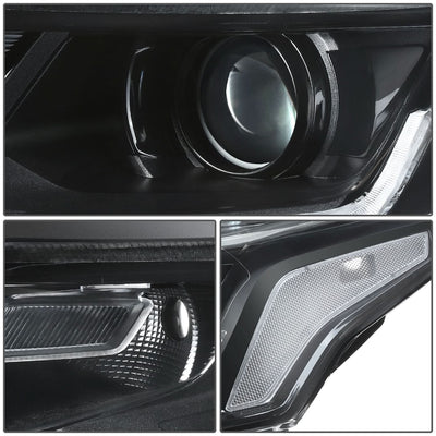 2018 Chevrolet Traverse OE Style Black Housing Clear Headlights